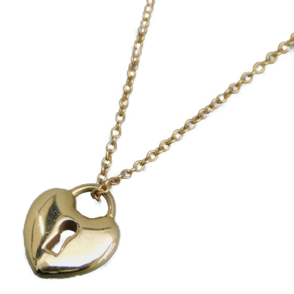 Tiffany Mini Heart Lock Necklace Gold - Picture 1 of 8